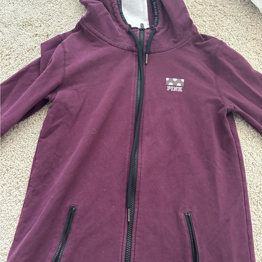 PINK Victoria secret hoodie color Moron purple